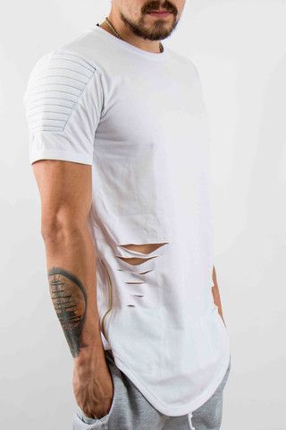 مدل های تیشرت لانگ مردانه + نکات پوشیدن تیشرت برای مردان