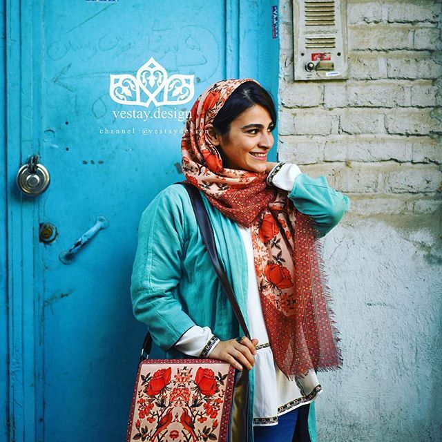 ست ها زیبای شال و کیف با هنر ایرانی | مدل کیف و شال سنتی در رنگ های بسیار زیبا