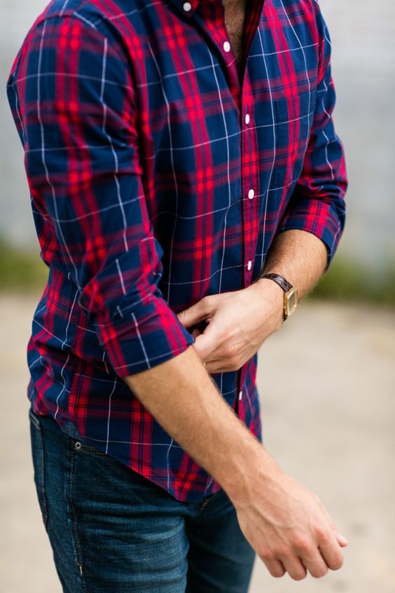 30 مدل پیراهن مردانه چهارخانه + راهنمای خرید و ست کردن
