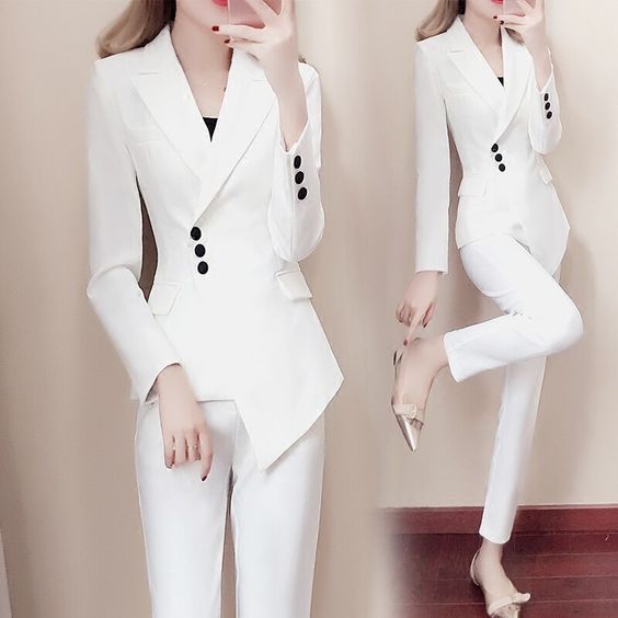 مدل لباس سفید بلند و کوتاه زنانه و دخترانه + راهنمای کامل ست کردن