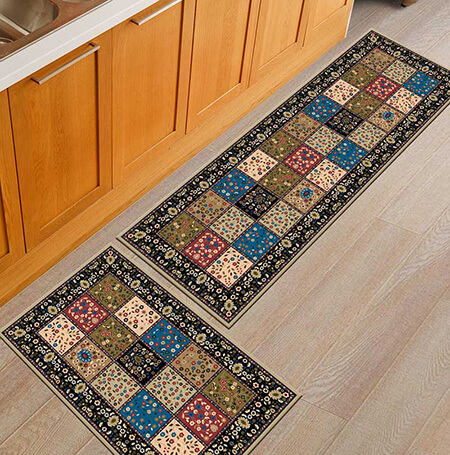 شیک ترین فرش های مدرن آشپزخانه,جدیدترین فرش های آشپزخانه,مدل فرش پتینه آشپزخانه