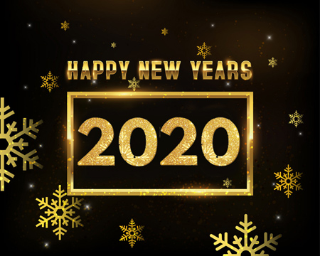 کارت پستال تبریک سال 2020, تبریک سال نو