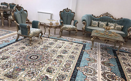 turquoise1 carpet set2 راهنمای ست فرش فیروزه ای + عکس