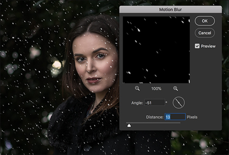 addsnow photoshop1 16 نحوه اضافه کردن برف به عکس با استفاده از فتوشاپ