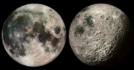 تحقیق در مورد ماه,کره ماه از نزدیک