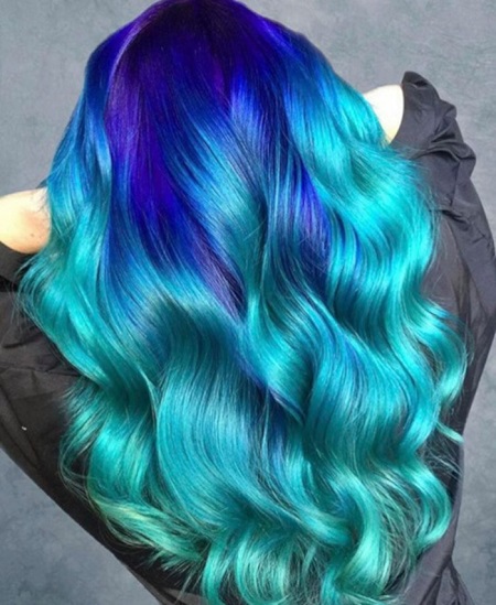 blue hair color 10 رنگ مو آبی را چطور ترکیب کنیم
