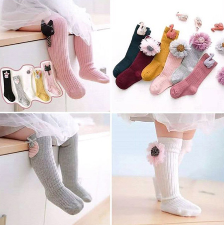 children2 stockings15 مدل جوراب ساق بلند بچگانه