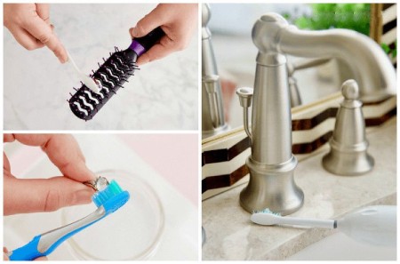cleaning1 old toothbrushes1 11 چیز که می توانید با مسواک های قدیمی تمیز کنید!