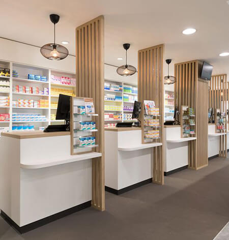 pharmacy2 interior1 design6 طراحی داخلی داروخانه
