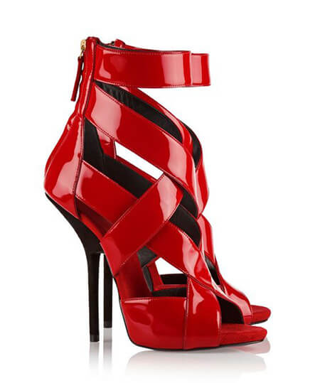 انواع کفش های قرمز, مدل کفش های قرمز زنانه