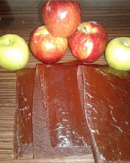 لواشک سیب با طعم های مختلف, لواشک سیب در زمستان, آموزش پخت لواشک سیب