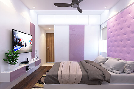 دکوراسیون و چیدمان یاسی اتاق خواب, ترکیب رنگ یاسی در دکوراسیون اتاق خواب, دکوراسیون یاسی اتاق خواب