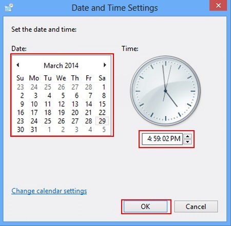 نحوه تنظیم ساعت و تاریخ, تنظیم ساعت و تاریخ کامپیوتر, تنظیم ساعت ویندوز